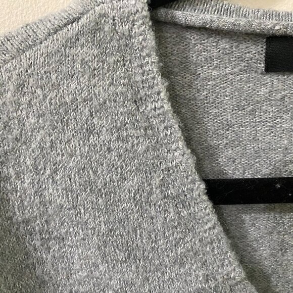 Vero  Moda Blue Grey V neck Sweater - Picture 3 of 4